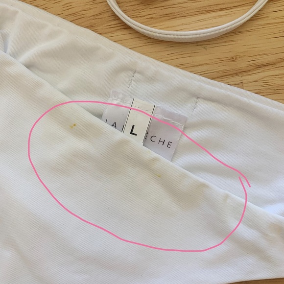 La Reveche White and Pink Bikini Large - Picture 4 of 8